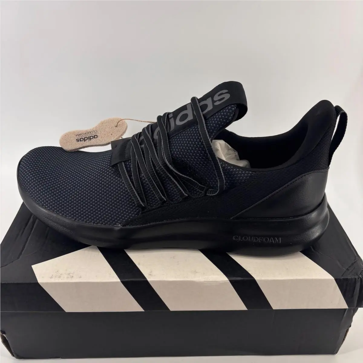 Lite Racer Adapt 7.0 Mens Size 12 Black IE6327 Slip On Sneakers by Adidas
