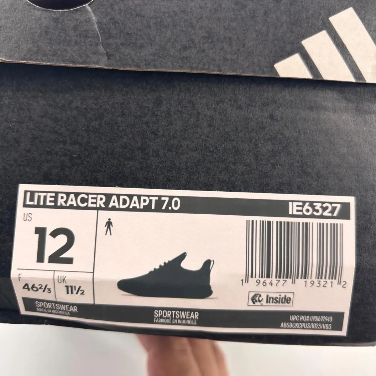 Adidas shoes - Lite Racer Adapt 7.0 - Lite Racer Adapt - Black 3
