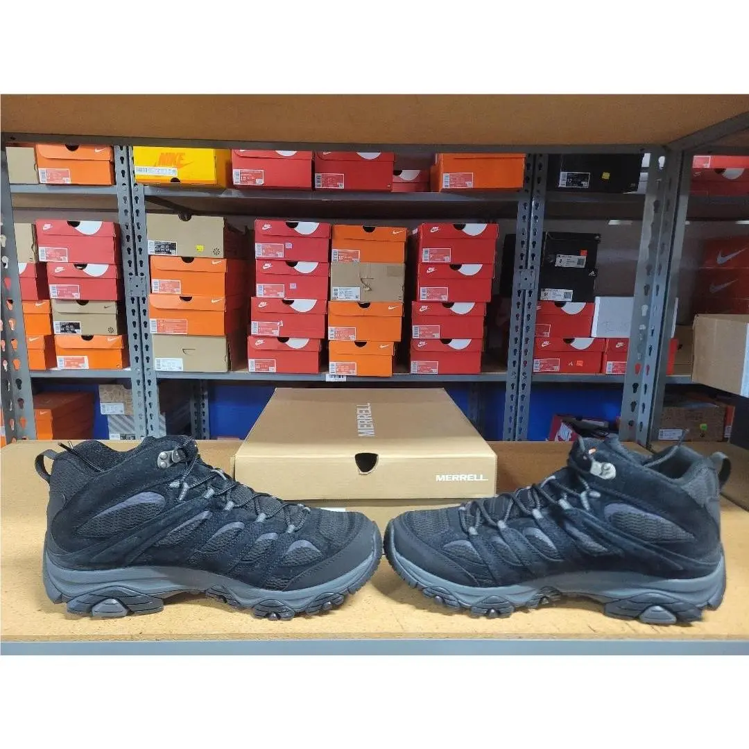 Merrell shoes - Merrell Moab 3 Mid WP - J500665 - Black Knight 1