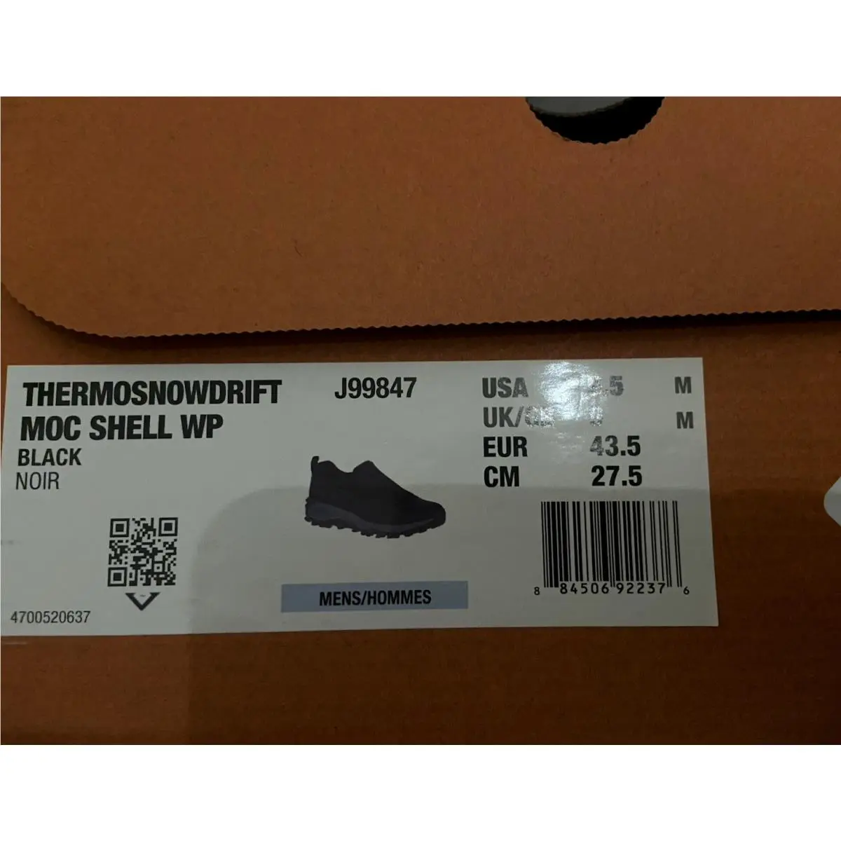 Merrell shoes - Merrell Thermo Snowdrift Moc - Thermo Snowdrift Moc - J99847 - Black, Manufacturer: Black 1