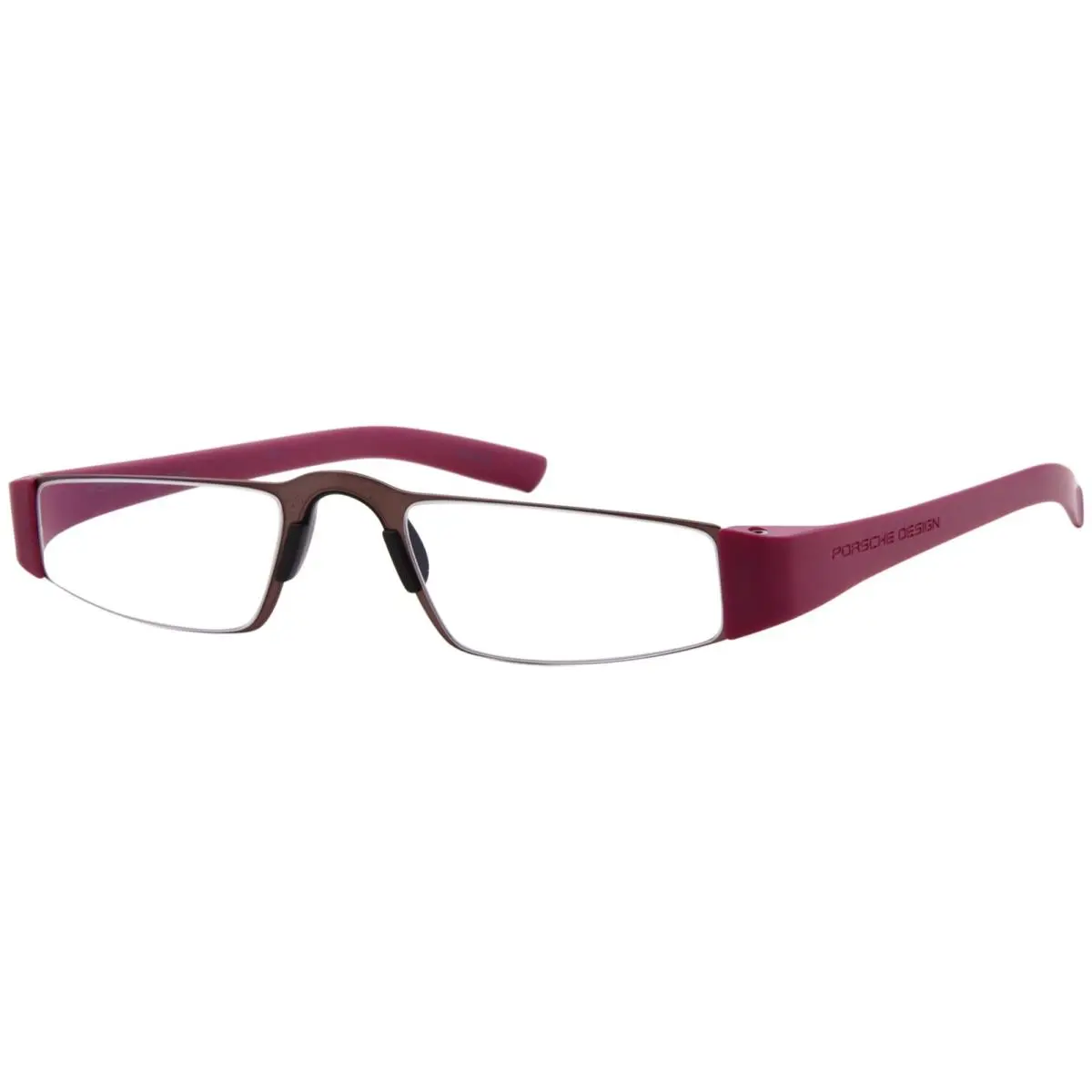 Porsche Design P8801V Reading Glasses Half Rim Rectangle Shape