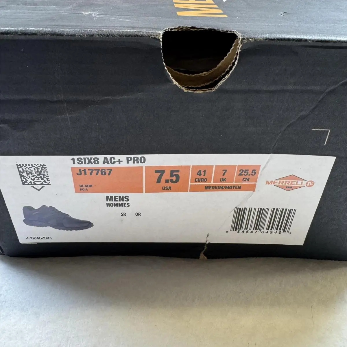 Merrell shoes - Merrell 1SIX8 AC+ PRO - PRO - J17767 - Black 2