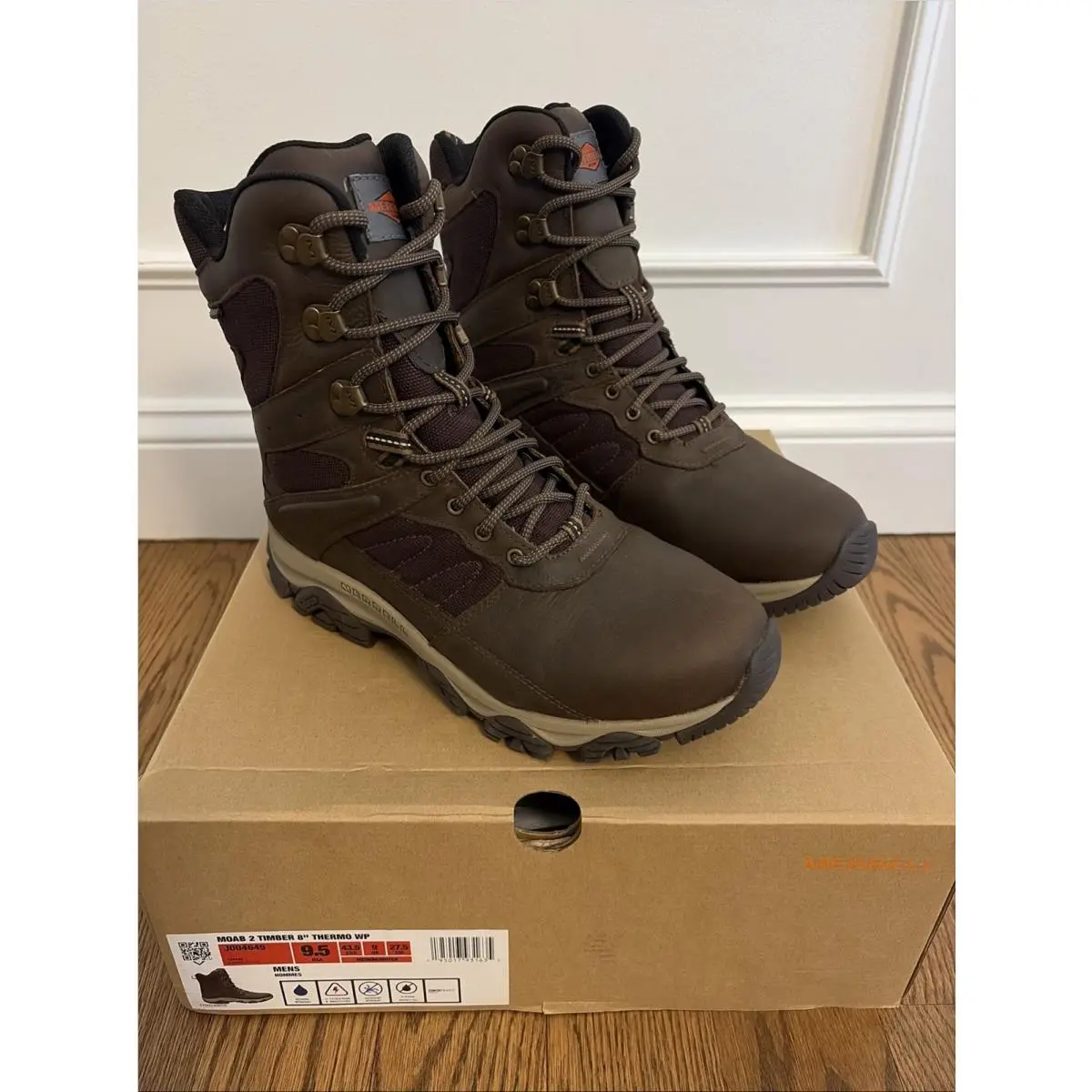 Merrell Moab 2 Timber 8” Thermo WP Men’s 9.5