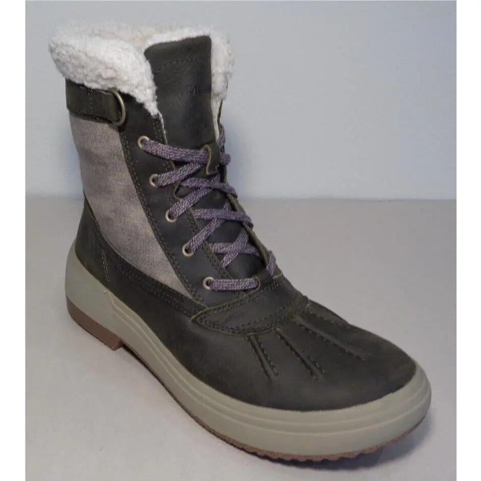Merrell shoes - Haven Mid Lace Polar Waterproof - Olive (UPC: 194713133459) 2