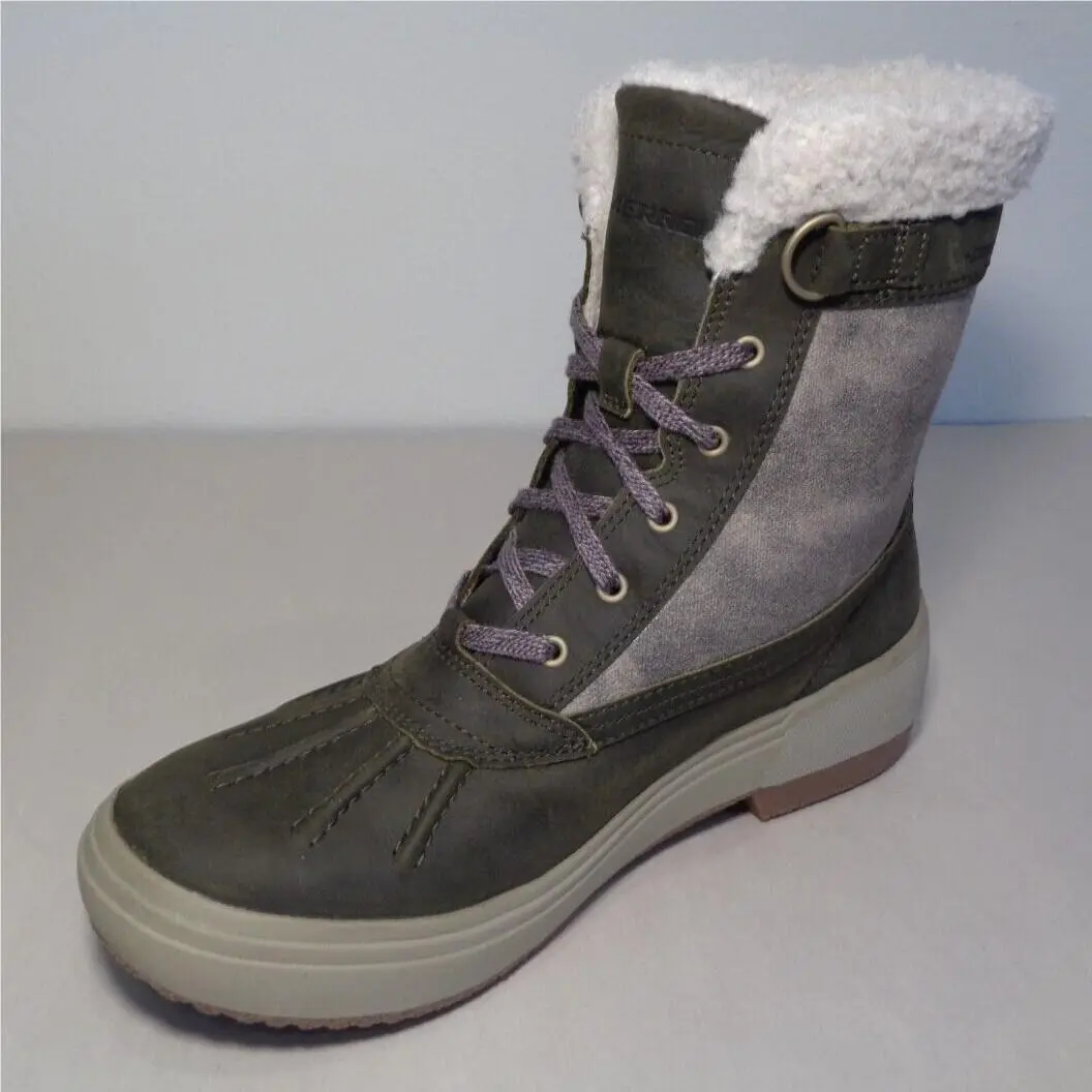 Merrell shoes - Haven Mid Lace Polar Waterproof - Olive (UPC: 194713133459) 5