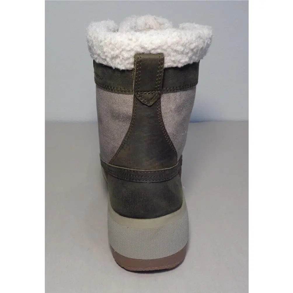 Merrell shoes - Haven Mid Lace Polar Waterproof - Olive (UPC: 194713133459) 7