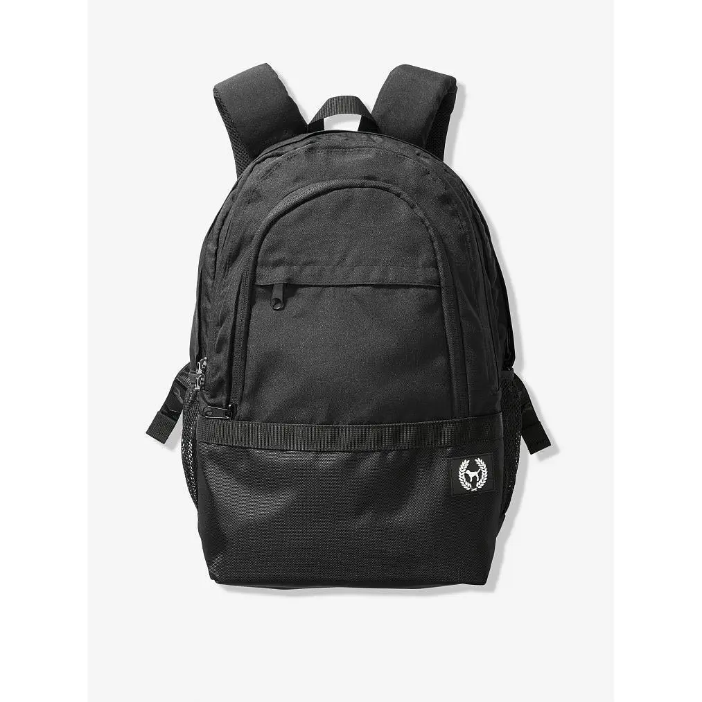 Victoria`s Secret Pink Collegiate Backpack Campus Laptop Travel Book Bag Rare