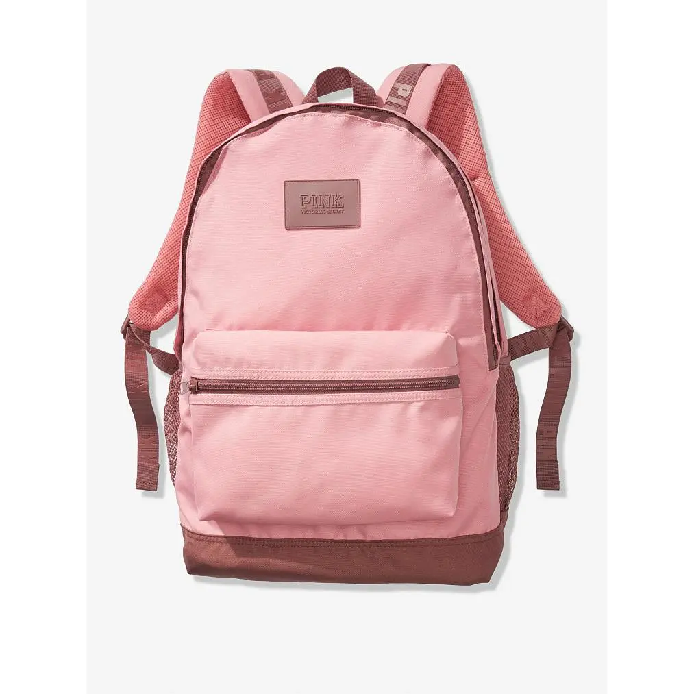 Victoria`s Secret Pink Backpack School Campus Laptop Book Bag Travel Tote