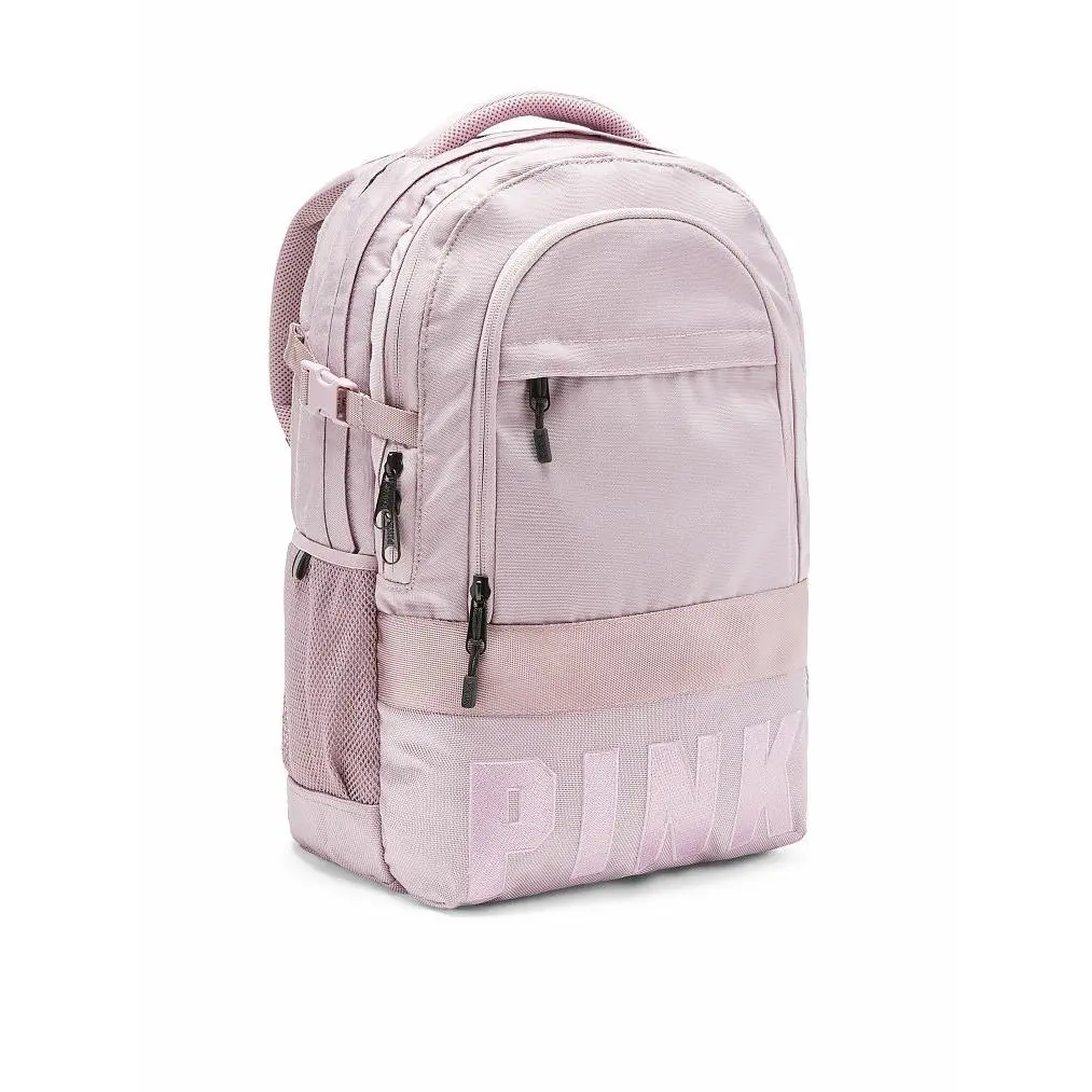 Victoria`s Secret Pink Collegiate Backpack Travel Laptop Book Bag Rare Gift
