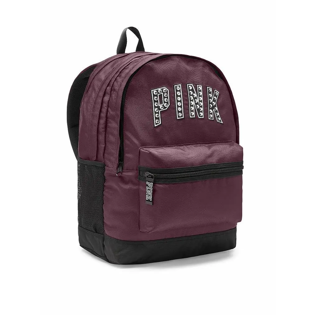 Victoria`s Secret Pink Campus Backpack Laptop Travel Book Bag Tote Rare Gift