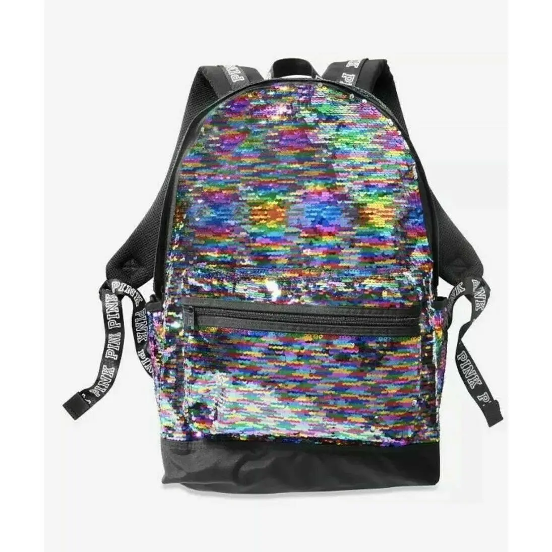 Victoria`s Secret Pink Campus Backpack Laptop Travel Book Bag Tote Rare Gift