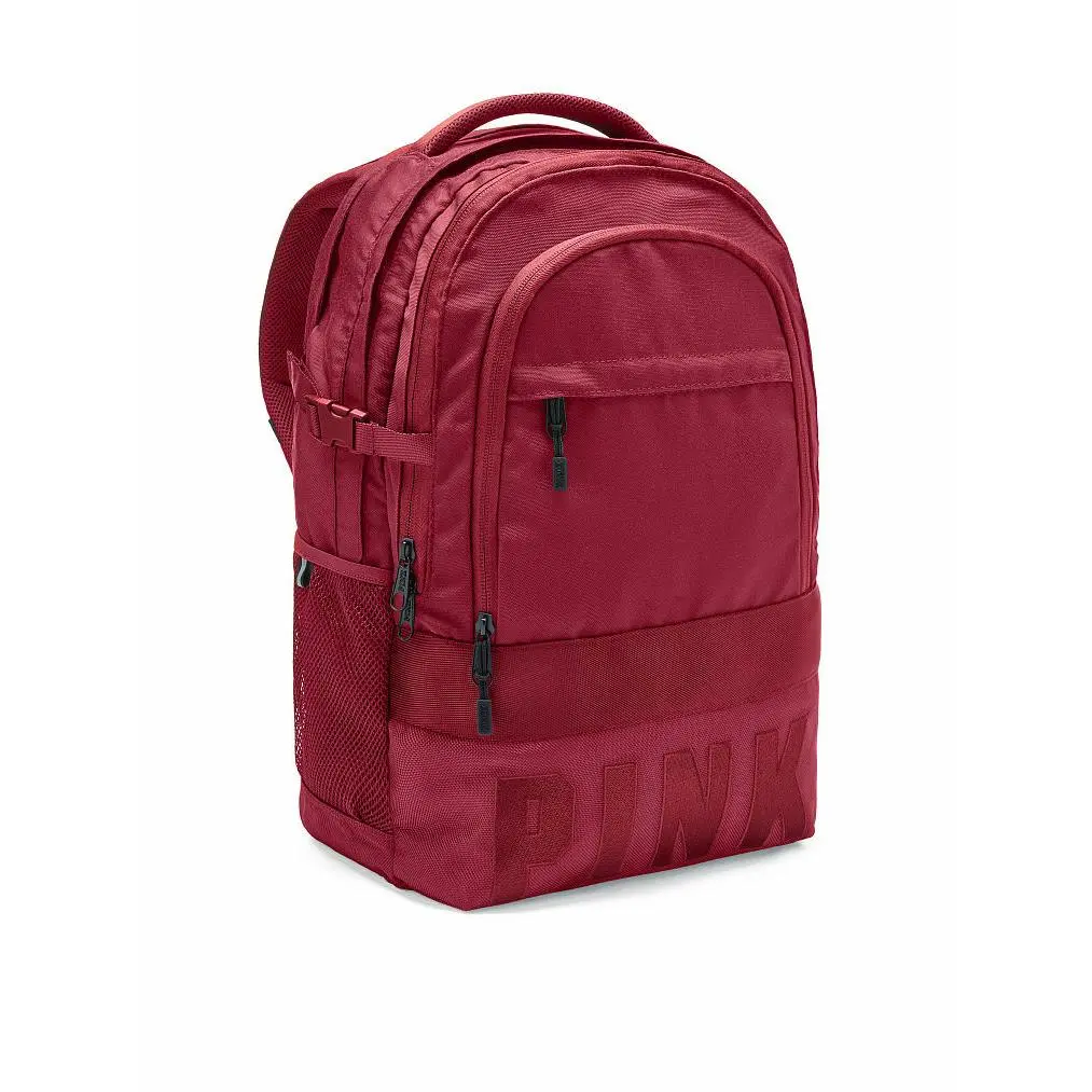 Victoria`s Secret Pink Collegiate Backpack Travel Laptop Book Bag Rare Gift