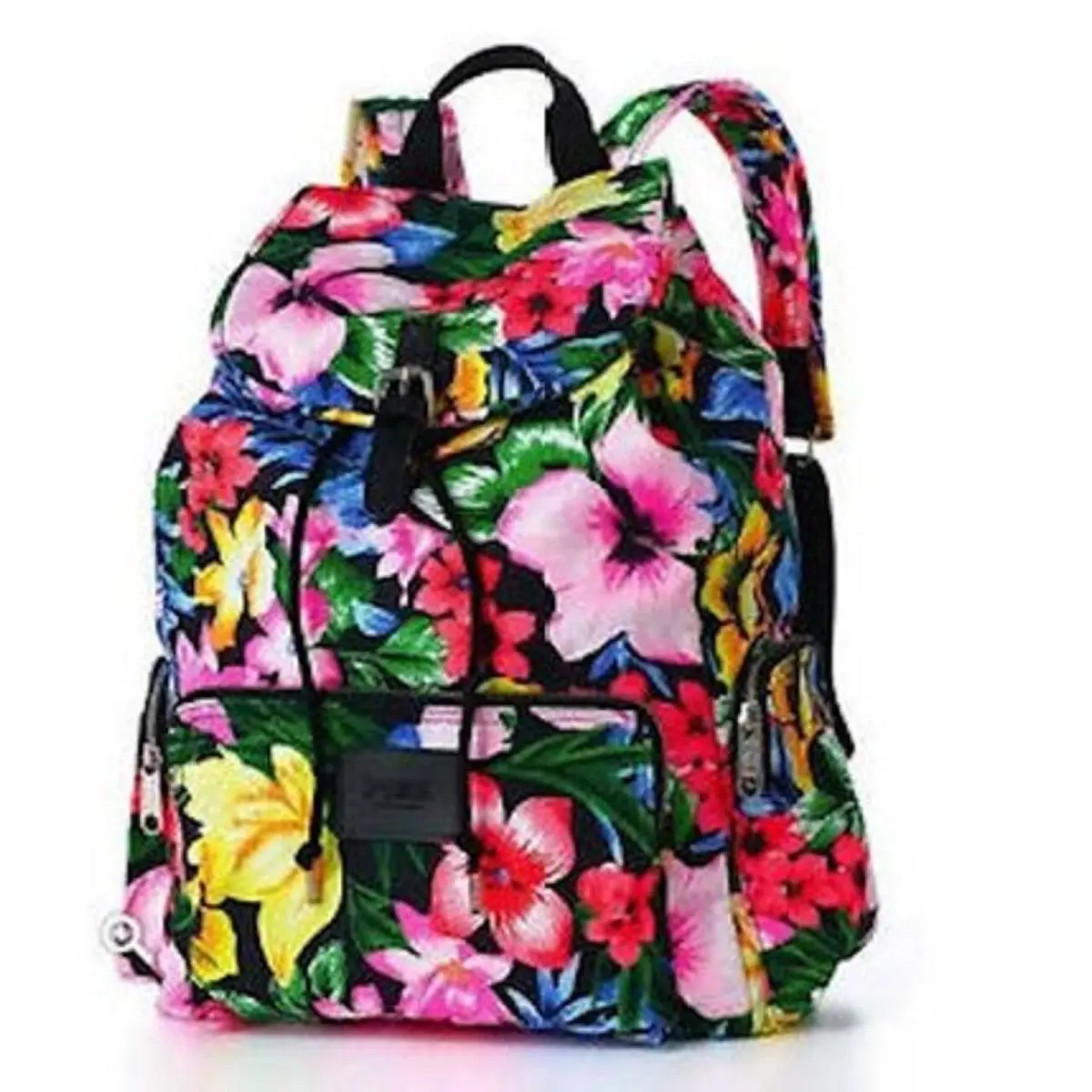 Victoria’s Secret Pink Canvas Backpack School Travel Bag Tote Rare Great Gift