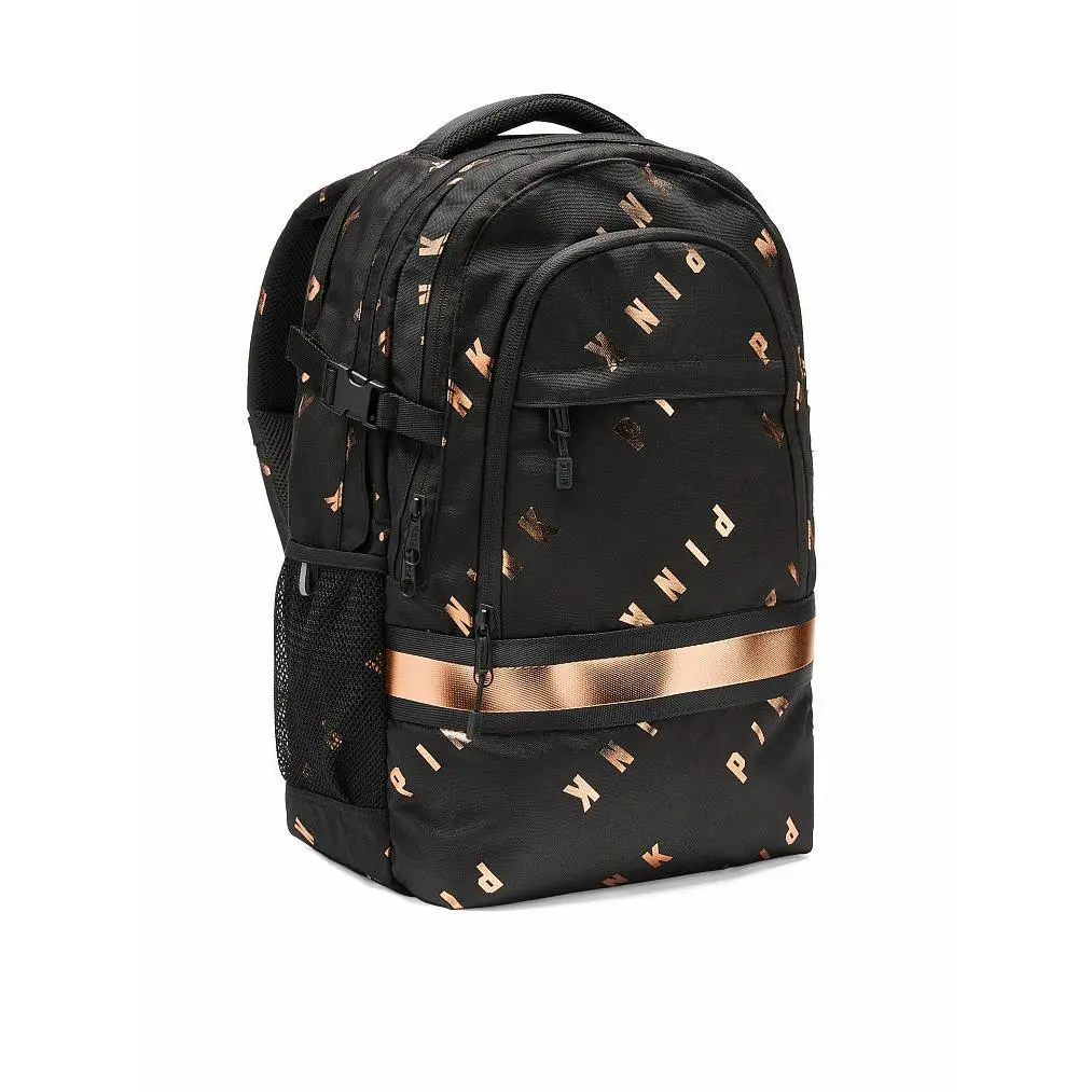Victoria`s Secret Pink Collegiate Backpack Travel Laptop Book Bag Rare Gift
