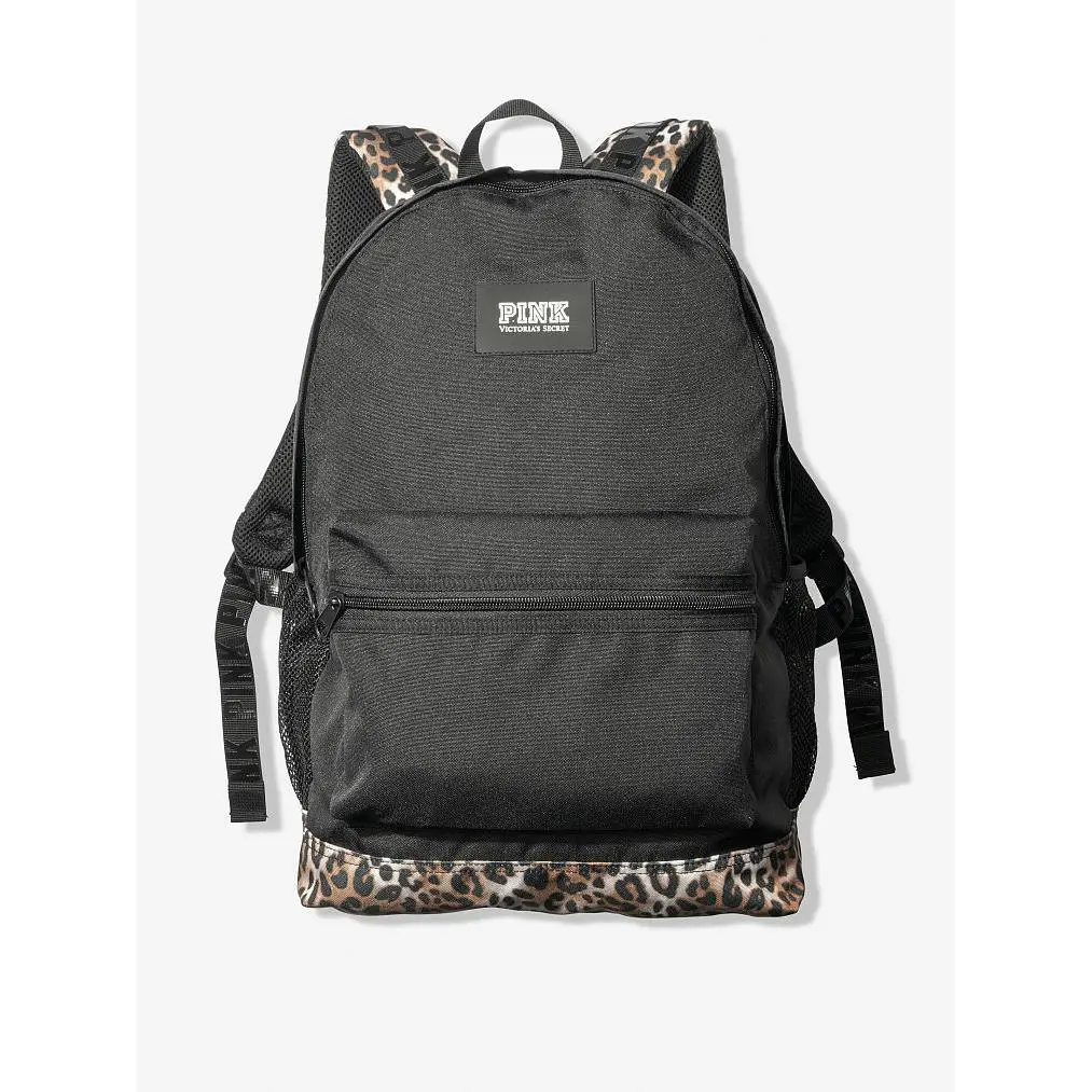 Victoria`s Secret Pink Backpack School Campus Laptop Book Bag Travel Tote