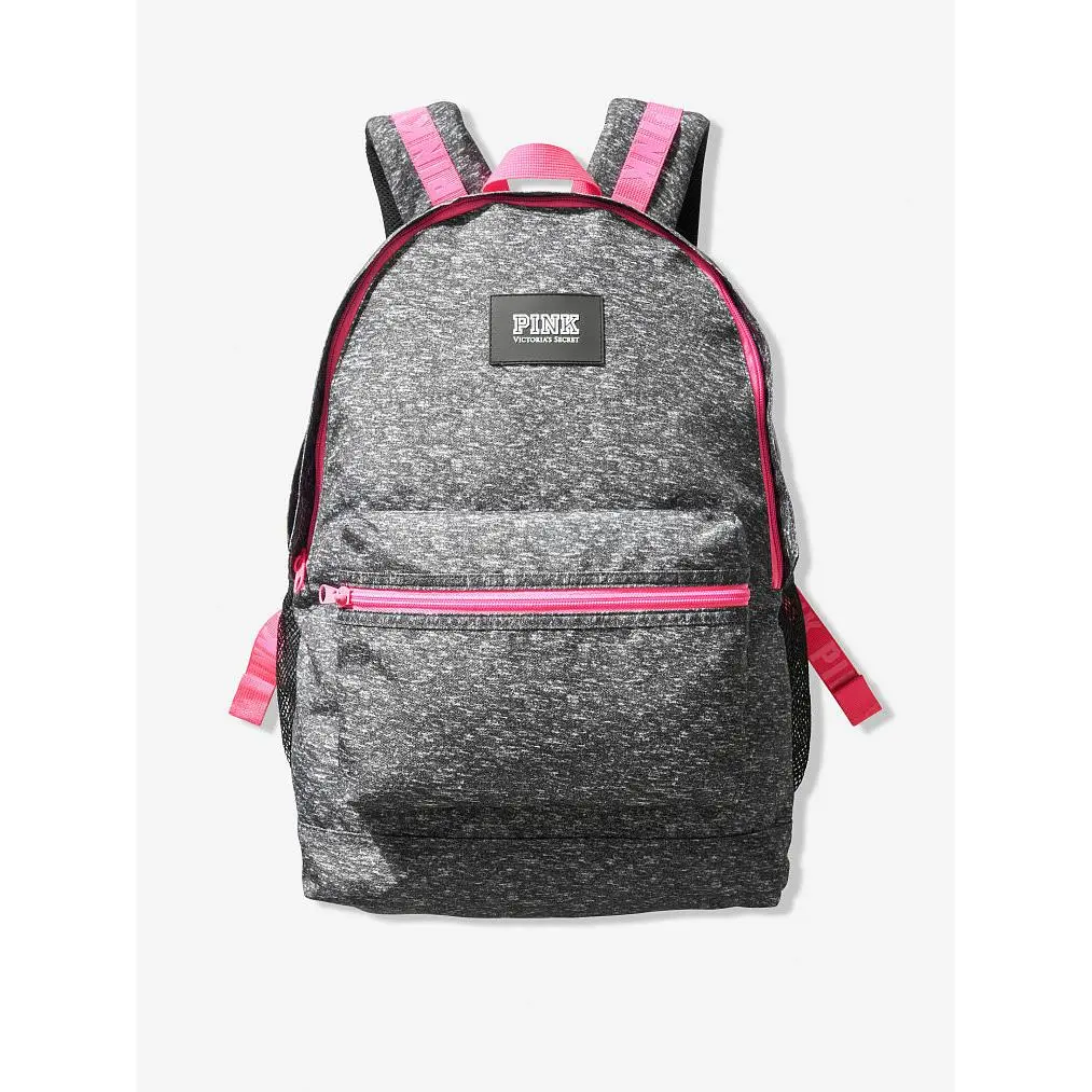 Victoria`s Secret Pink Backpack School Campus Laptop Book Bag Travel Tote