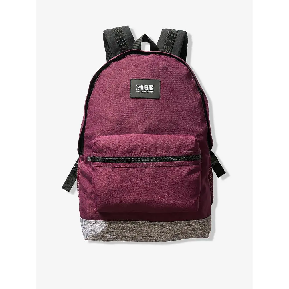 Victoria`s Secret Pink Backpack School Campus Laptop Book Bag Travel Tote