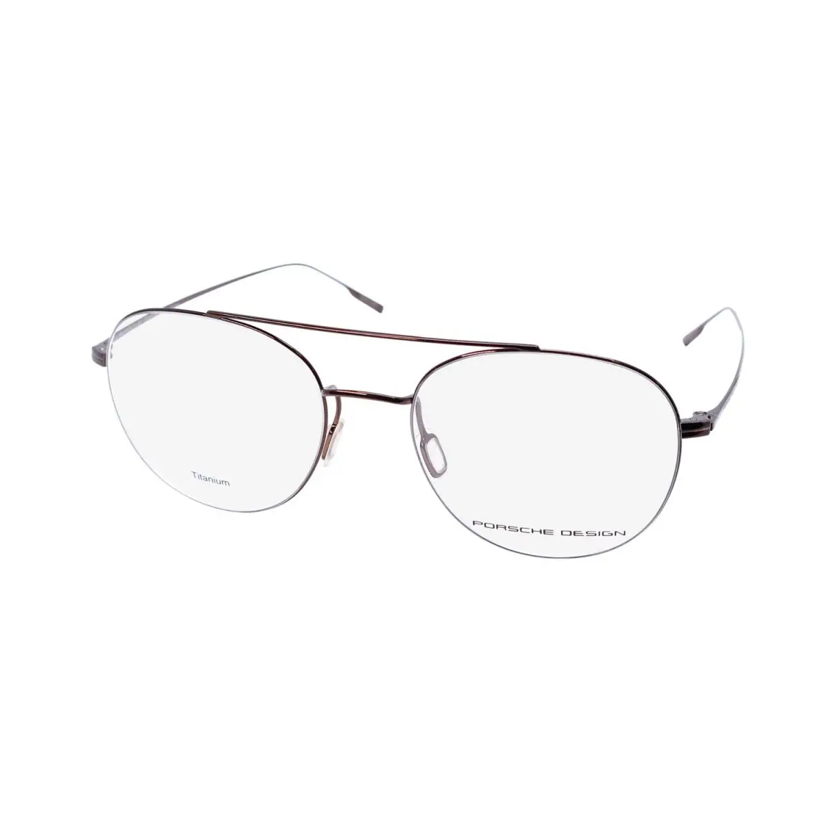 Porsche Design P8395 Eyeglass Frame Japan Mens 52-18-140 Brown D Titanium