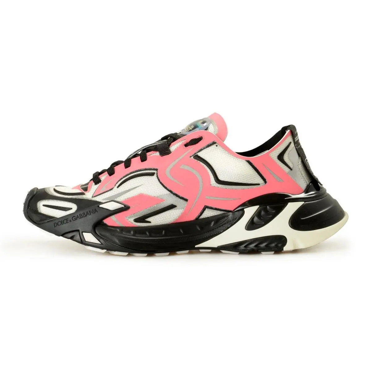 Dolce Gabbana Men`s Pink/black Athletic Sneakers Shoes US 11 IT 44 by Dolce & Gabbana
