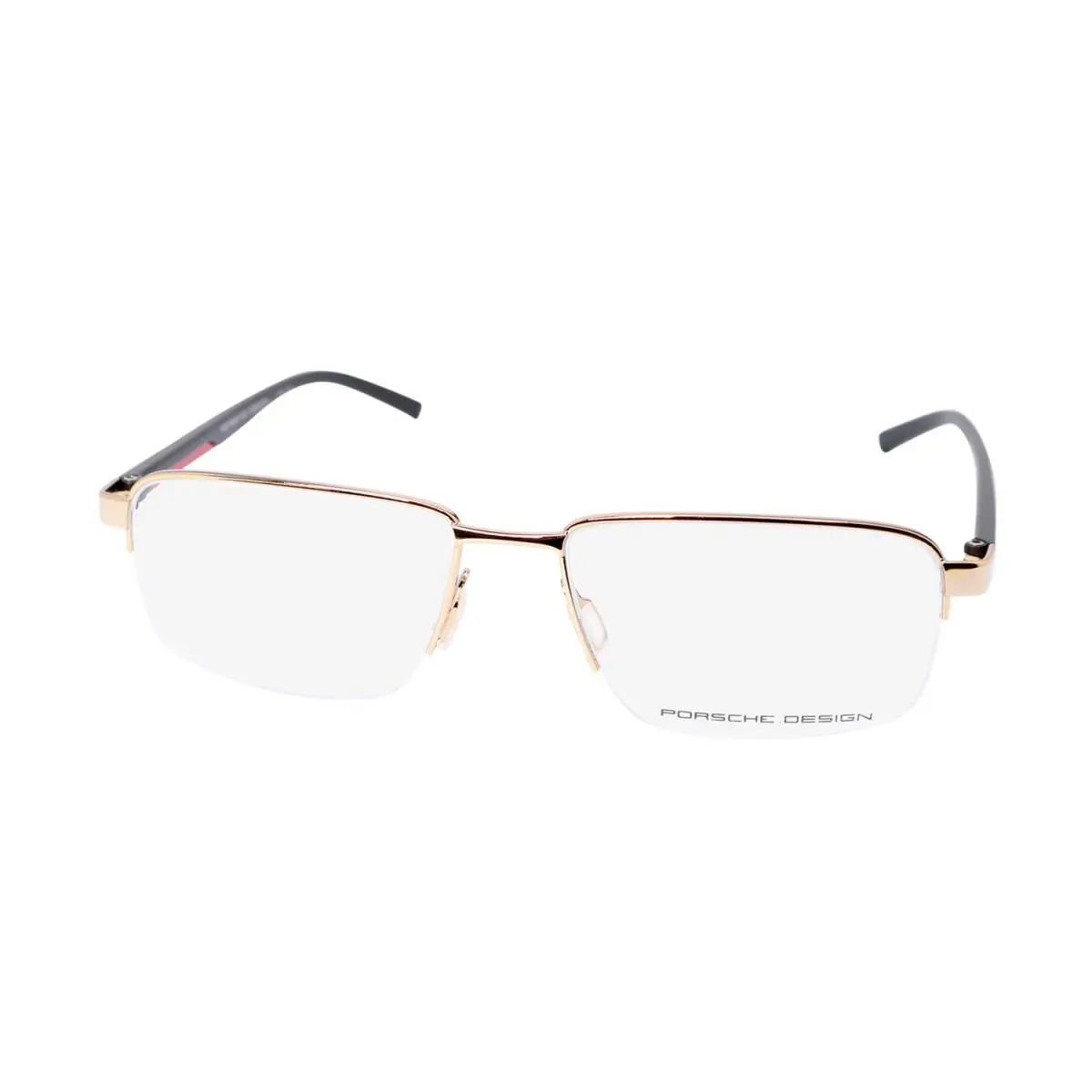 Porsche Design P8747 Eyewear Italy Metal Plastic 56-17-145 Square Half-rim