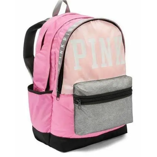 Victoria`s Secret Pink Campus Backpack Laptop Travel Book Bag Tote Rare Gift