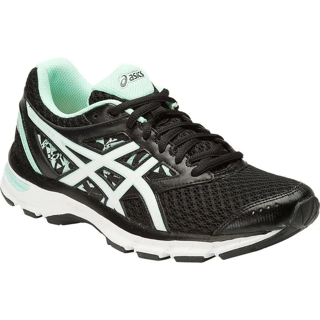 Asics Gel-excite 4 D White Green Women`s Running Shoes T6E9Q-9001