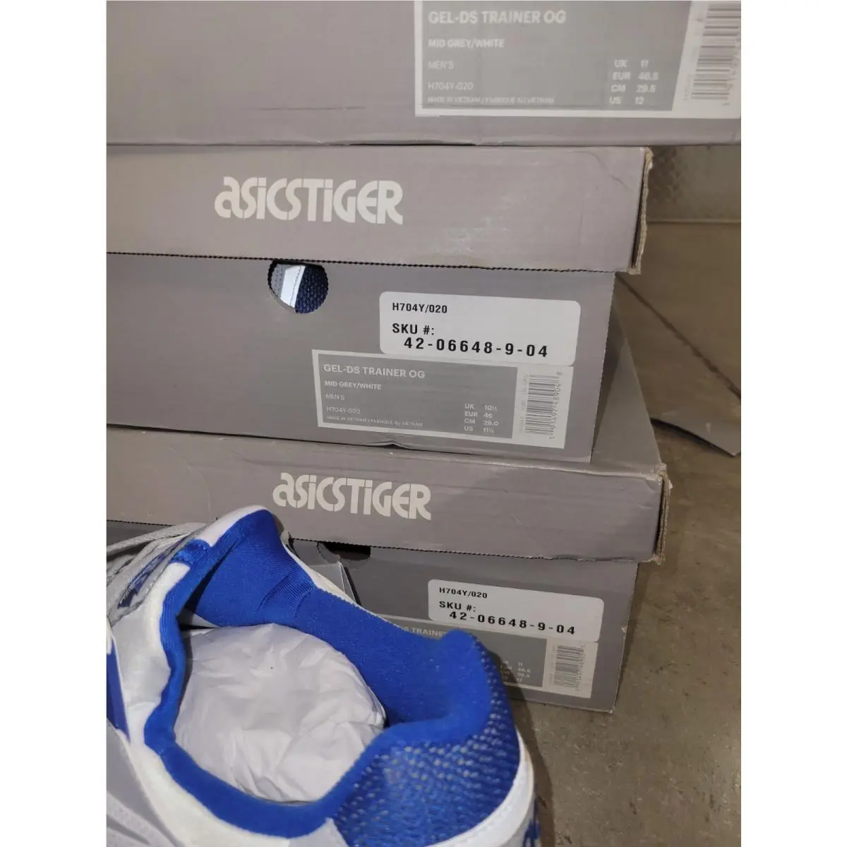 Asics shoes - Asics Tiger Gel-DS - Tiger - H704Y-020 - White 11