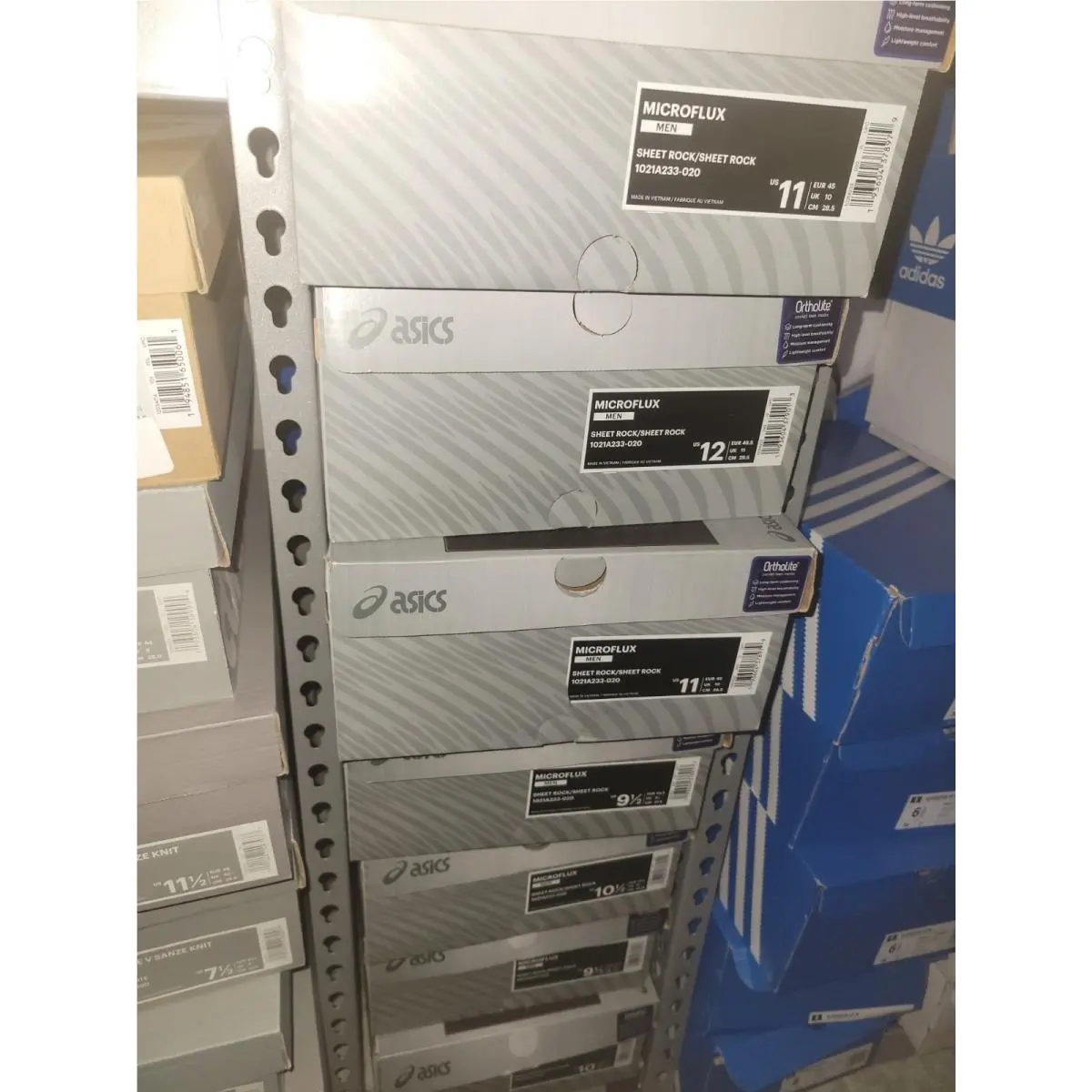 Asics shoes - ASICS MICROFLUX - MICROFLUX - 1021A233-020 - Gray 9