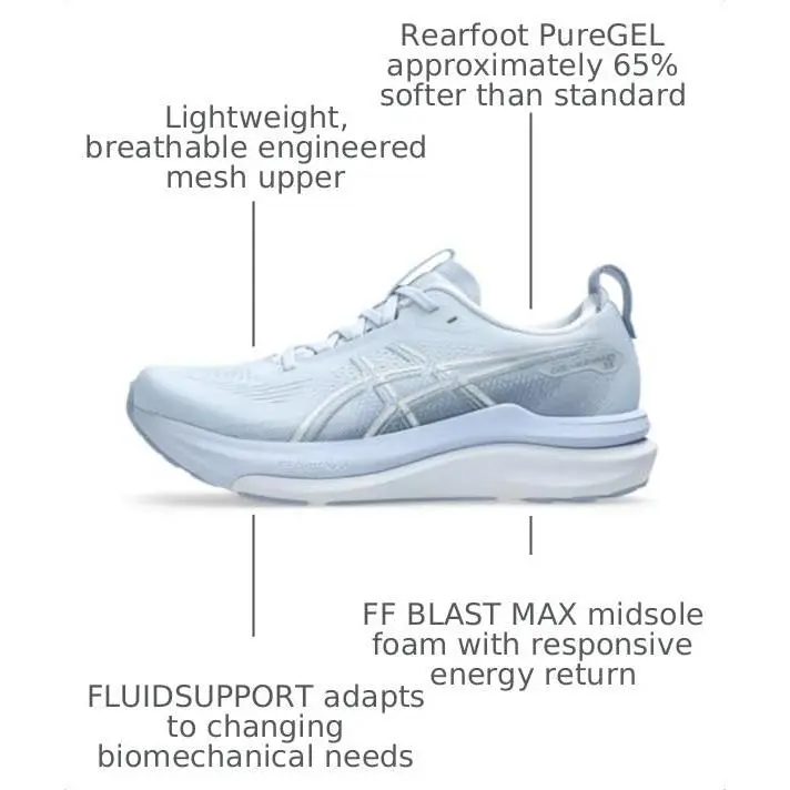 Asics shoes - 1012 b 992 002 - 1012B939400 - white hazy lilac 19