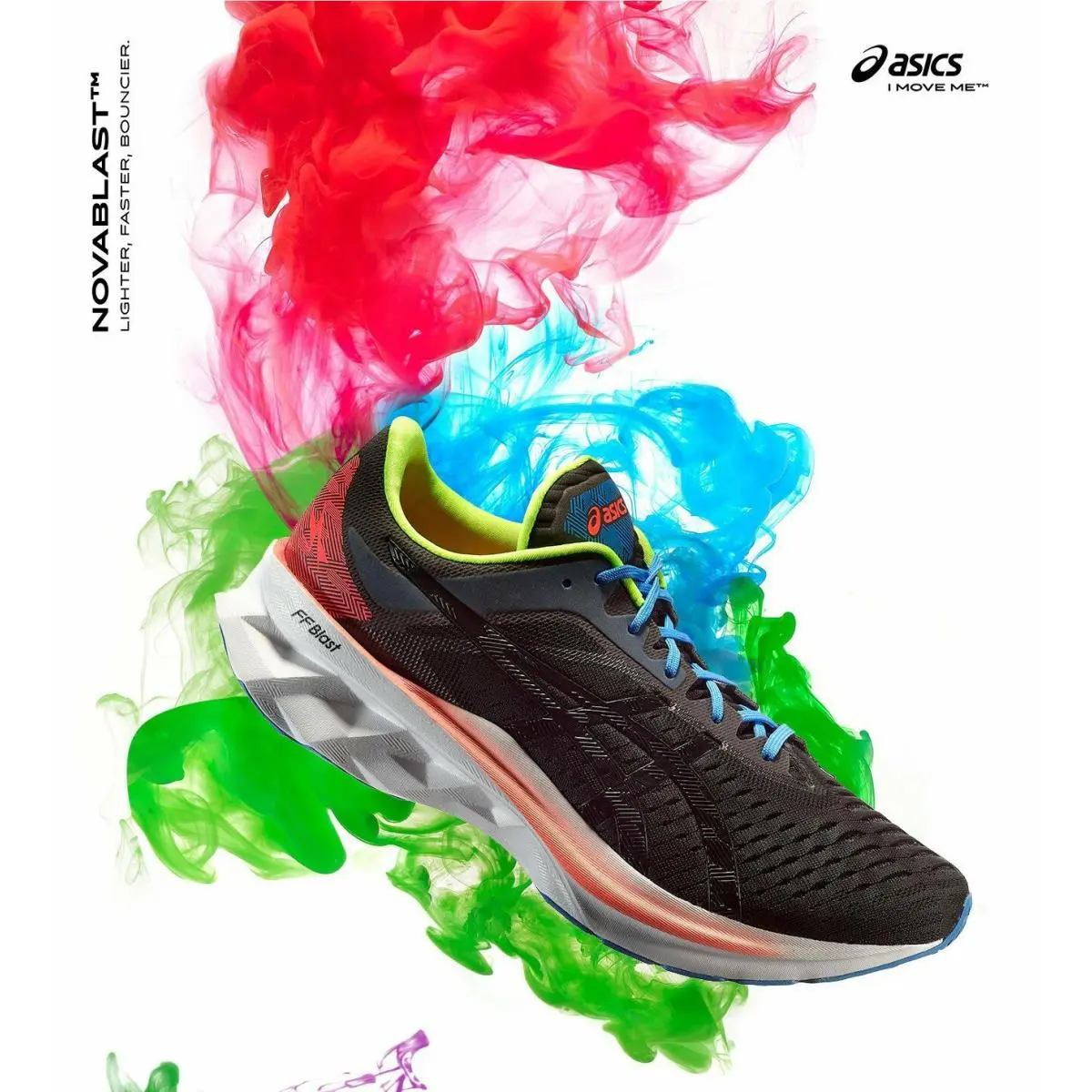 Asics shoes - Novablast - Novablast - 1011A681-001 - Black 1
