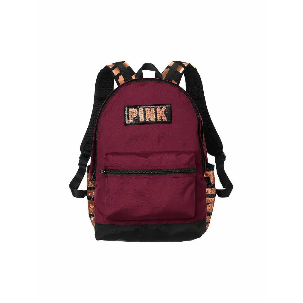 Victoria`s Secret Pink Campus Backpack Laptop Travel Book Bag Tote Rare Gift