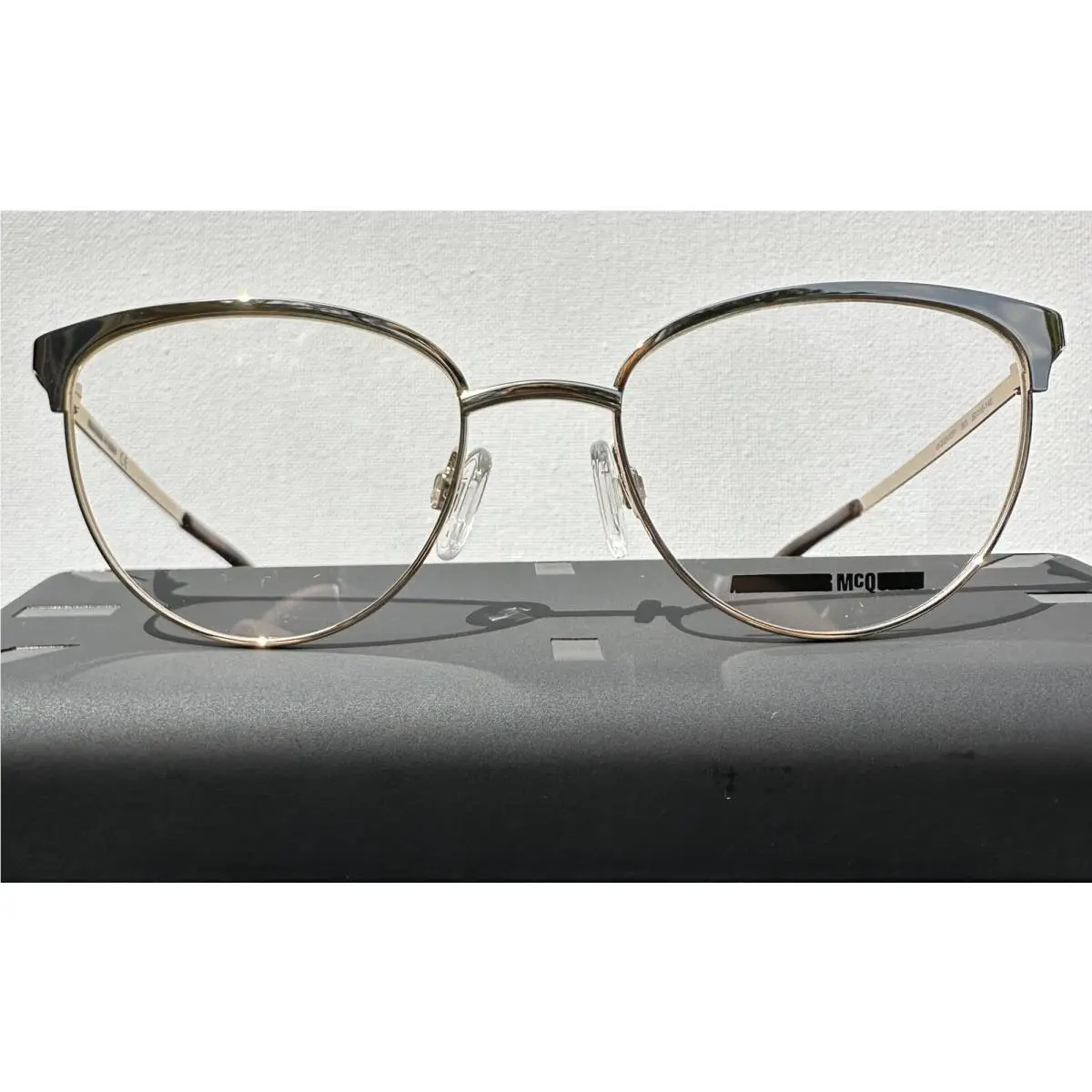 Alexander Mcqueen Mcq Eyeglasses Case Model MQ0293OP 003 Gold
