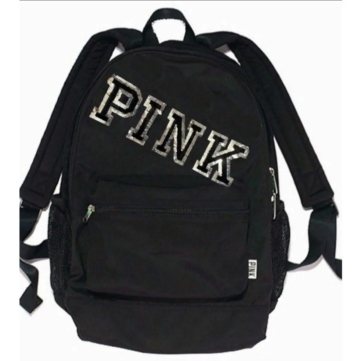 Victoria`s Secret Pink Campus Backpack Laptop Travel Book Bag Tote Rare Gift by Victoria's Secret