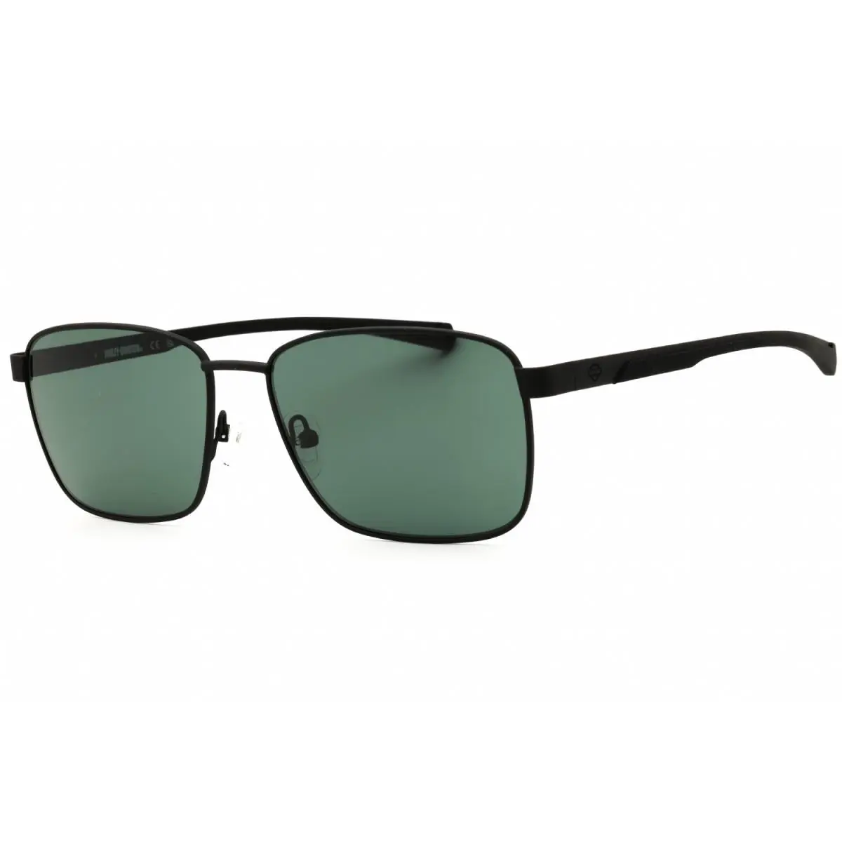HD00033 02N Matte Black/green 58-16-145 Sunglasses by Harley Davidson