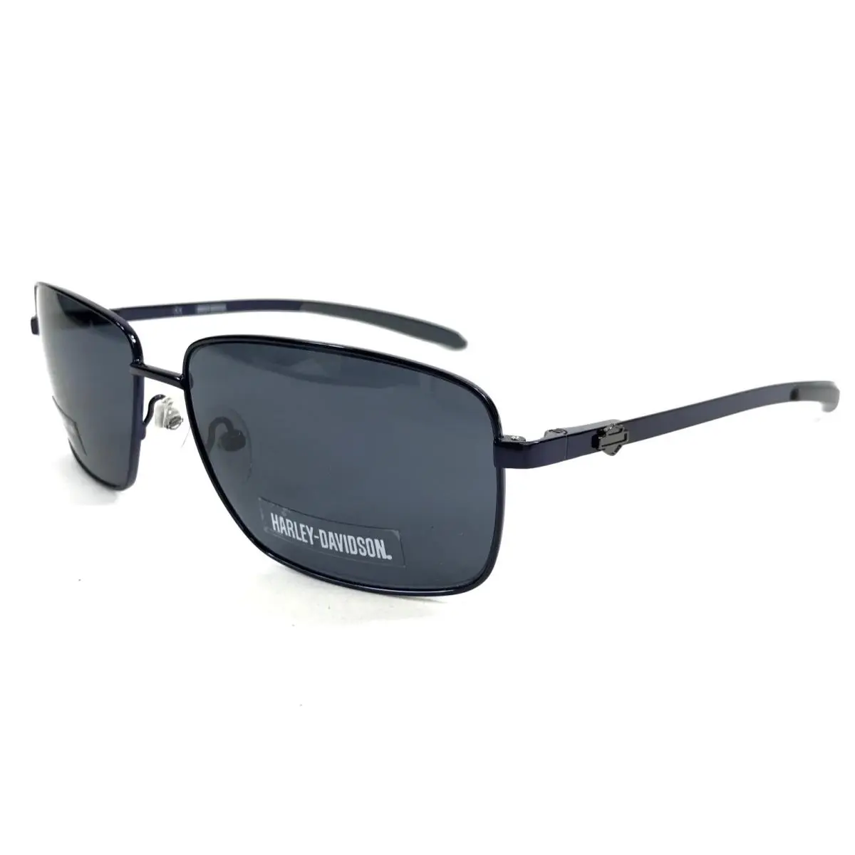 Harley-davidson Sunglasses HDX878 NV-3 Dark Blue Frames with Dark Gray Lenses