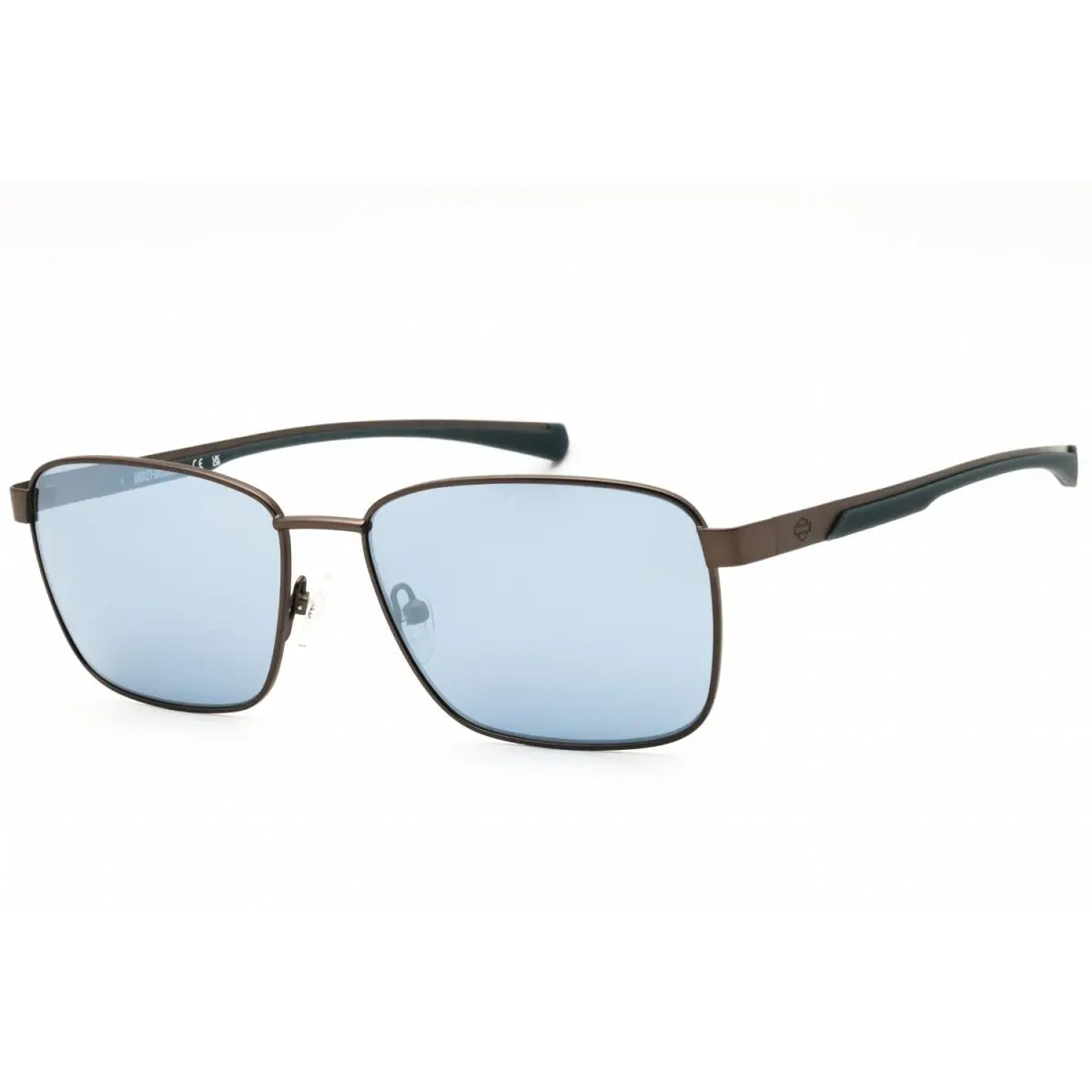 Harley Davidson HD00033 09X Matte Gunmetal/blue Mirror 58-16-145 Sunglasses