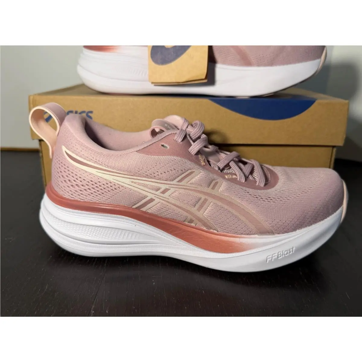 Asics Gel Pulse 17 Running Shoes Morganite/pearl Pink Womans US 5/EU 35.5