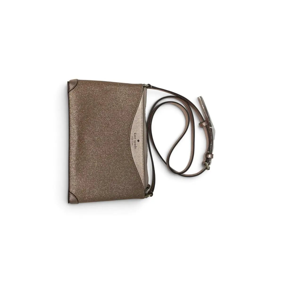 Kate Spade Glitter Rose Gold Sparkle Cross Body Bag