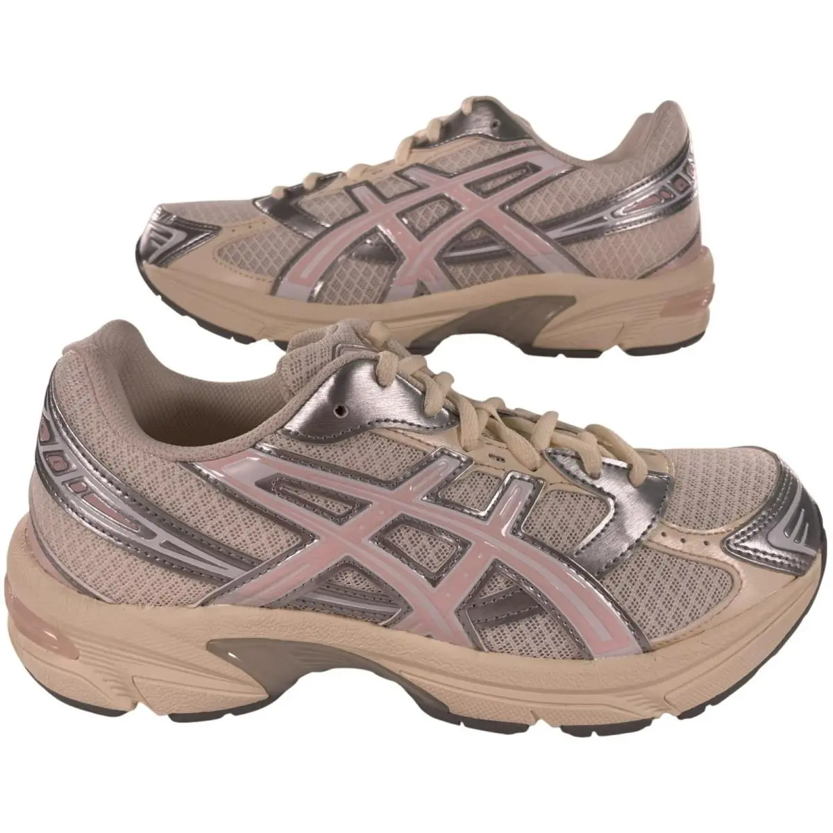 Asics Gel-1130 Shoes Cream/pink Cloud Running Sneakers Men`s Sz 7 Wmn`s 8.5