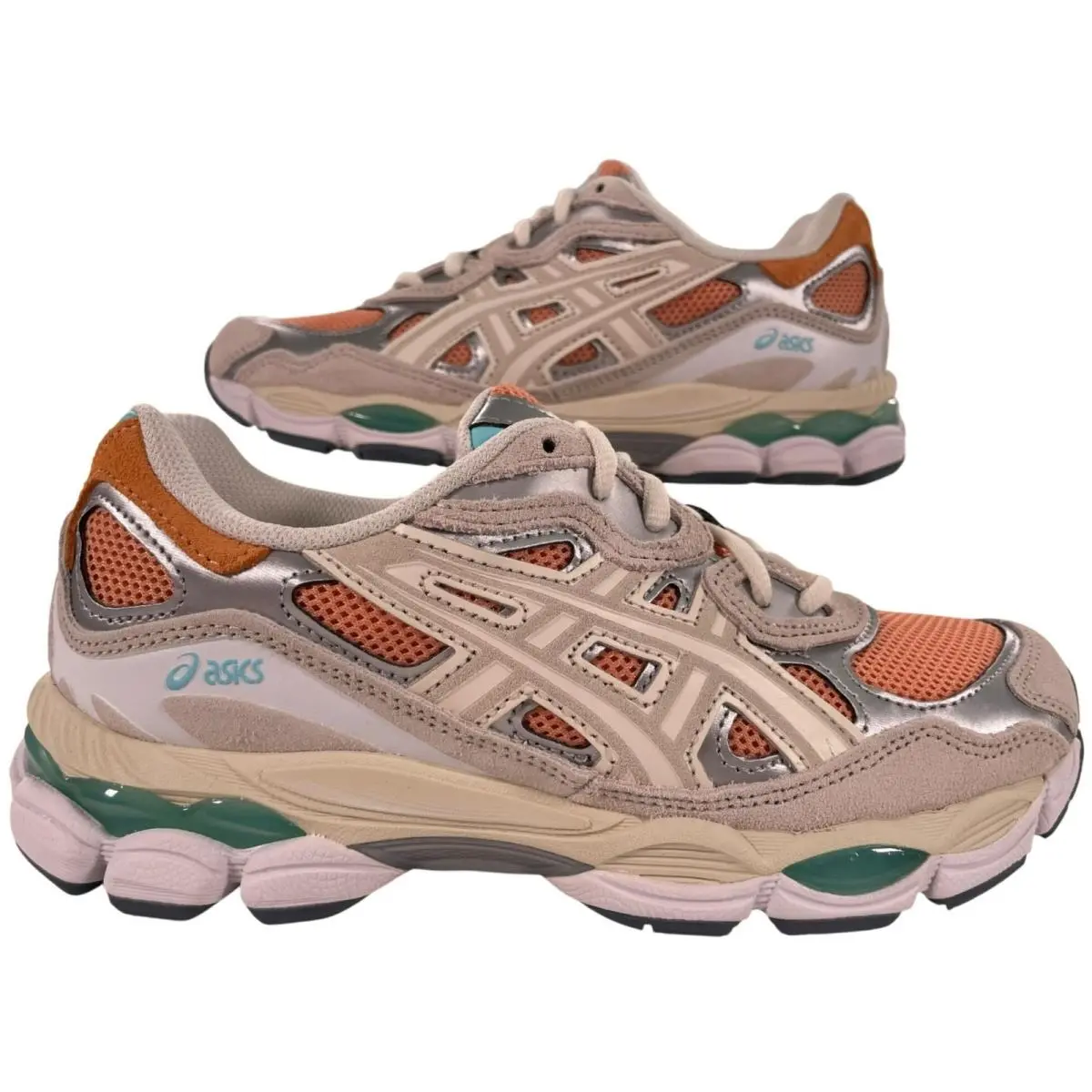 Asics Gel-nyc Sneakers Terracotta/cream Athletic Shoes Men`s Sz 5.5 Wome`s Sz 7