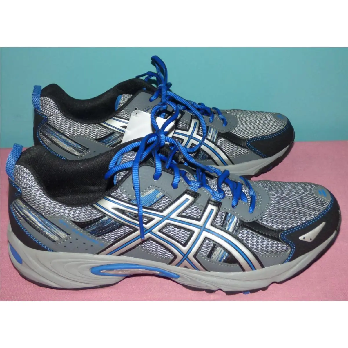 Asics shoes - ASICS GEL-Venture 5 - Silver, Light Grey, Royal (UPC: 887749899177) 1