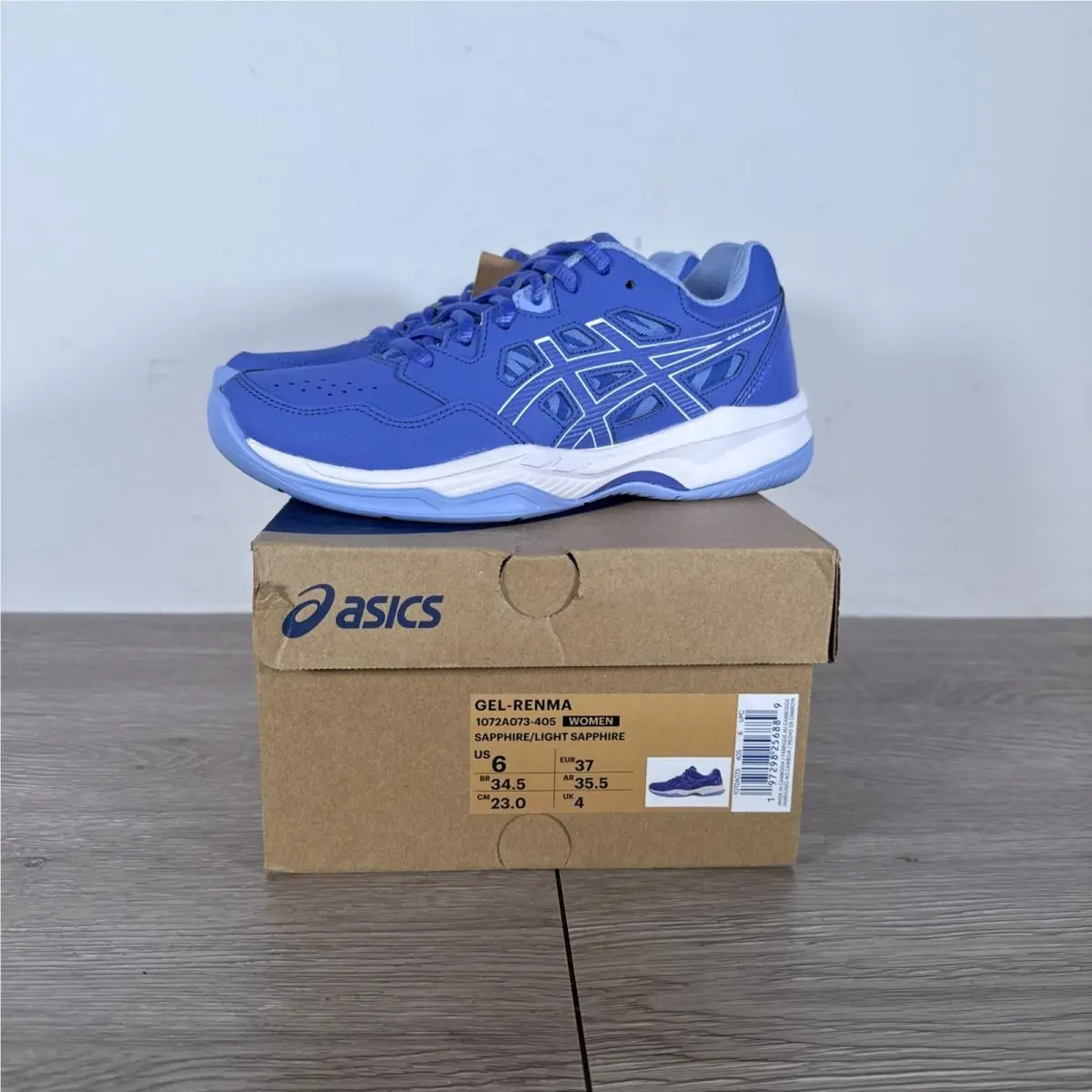 Asics Women`s Size 6 Gel-renma Pickleball Shoes Sapphire/light Sapphire