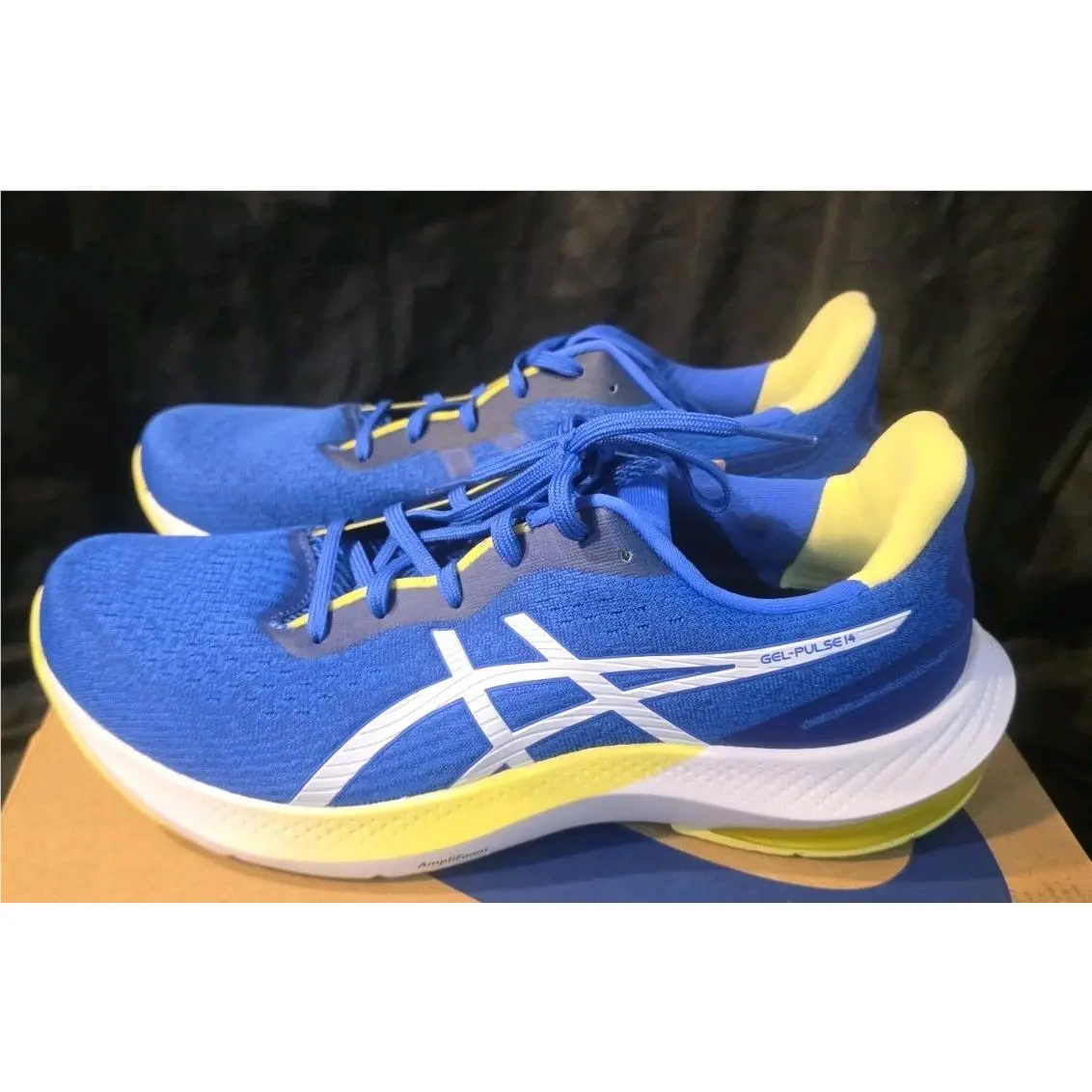 Asics Gel Pulse 14 Running Shoes Illusion Blue White Men Size 10