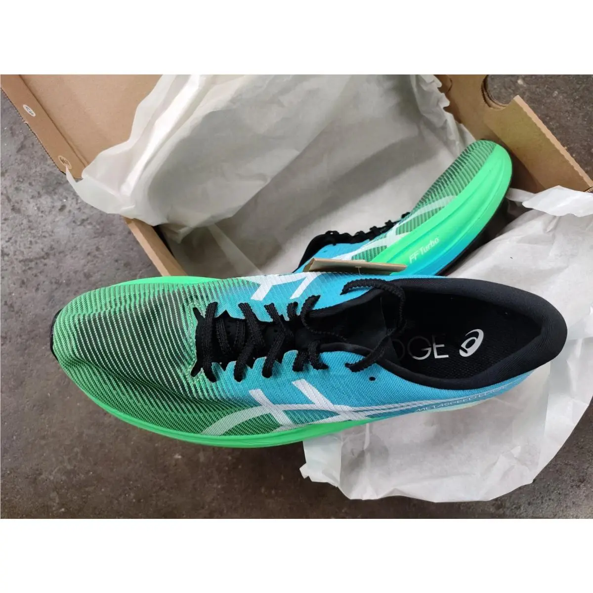 Asics shoes - ASICS Metaspeed Edge+ - Metaspeed - 1013A116-001 - Black New Leaf 1