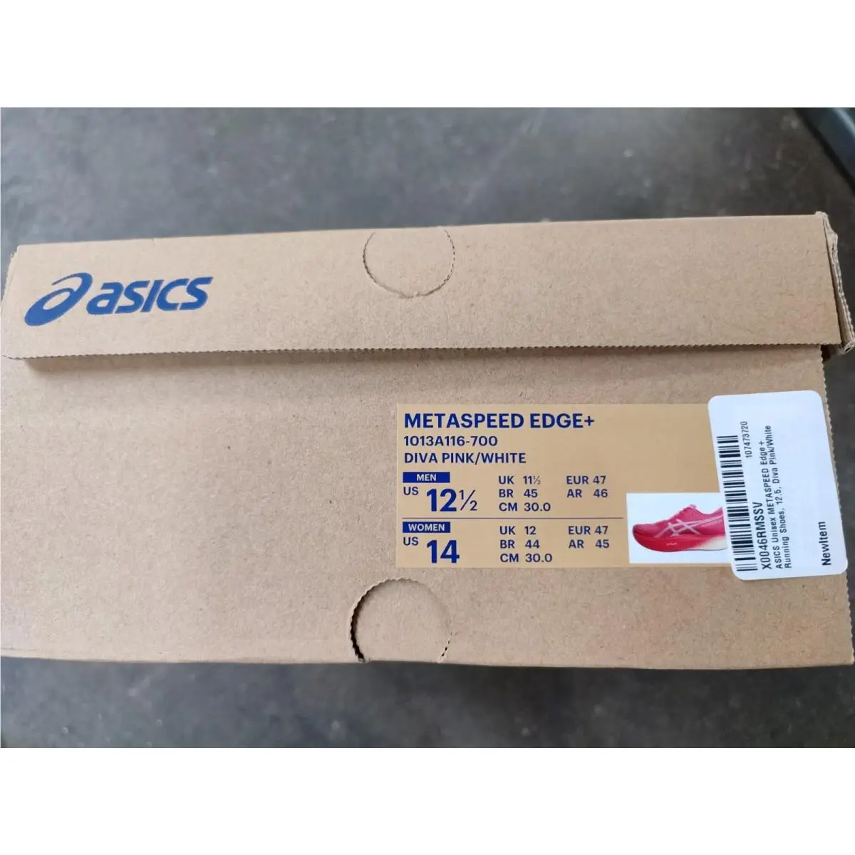Asics Metaspeed Edge+ Diva Pink Size 12.5