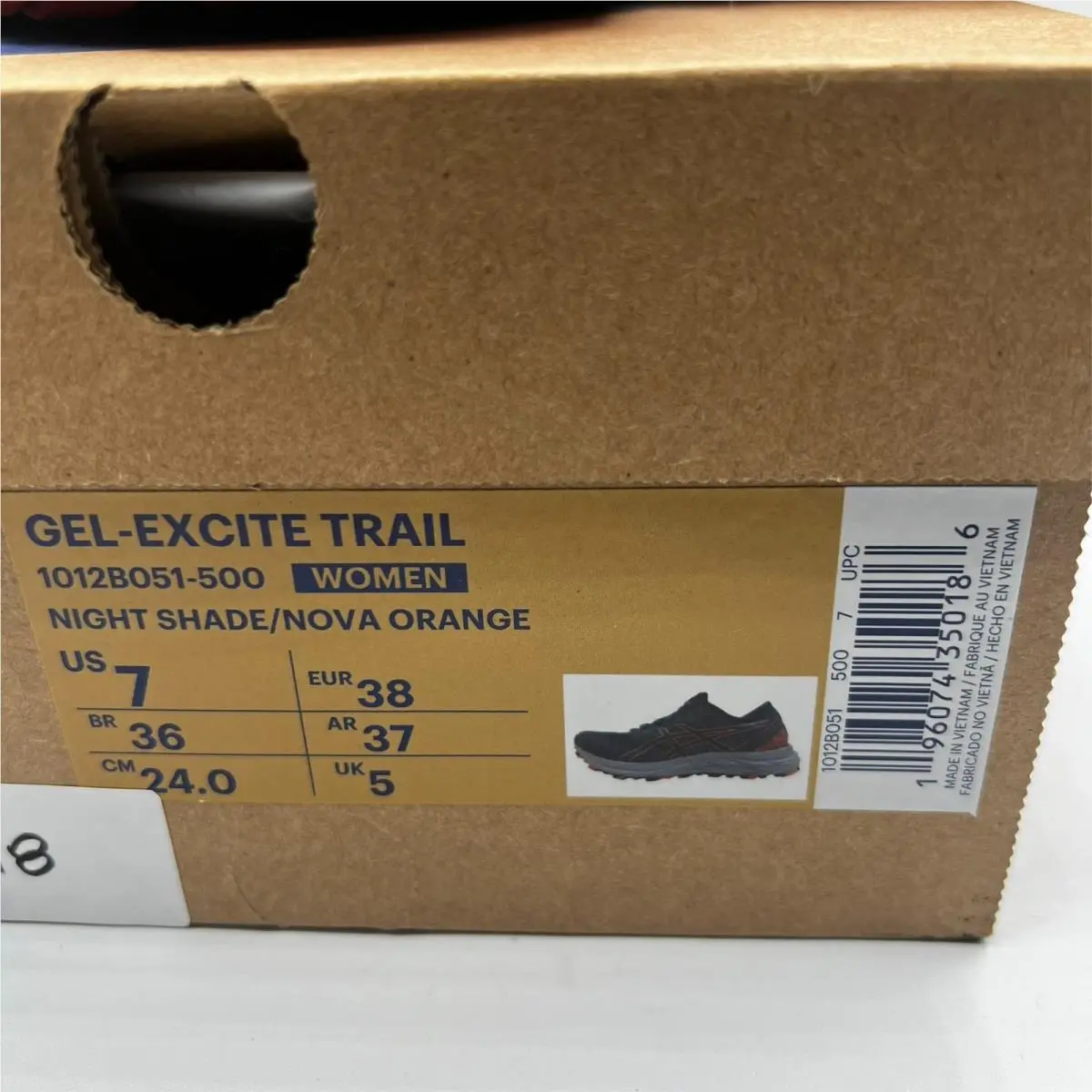 Asics shoes - ASICS GEL-Excite - 1012B051-500 - Deep Purple/Multi Color, Manufacturer: Night Shade/Nova Orange (UPC: 196074350124) 14