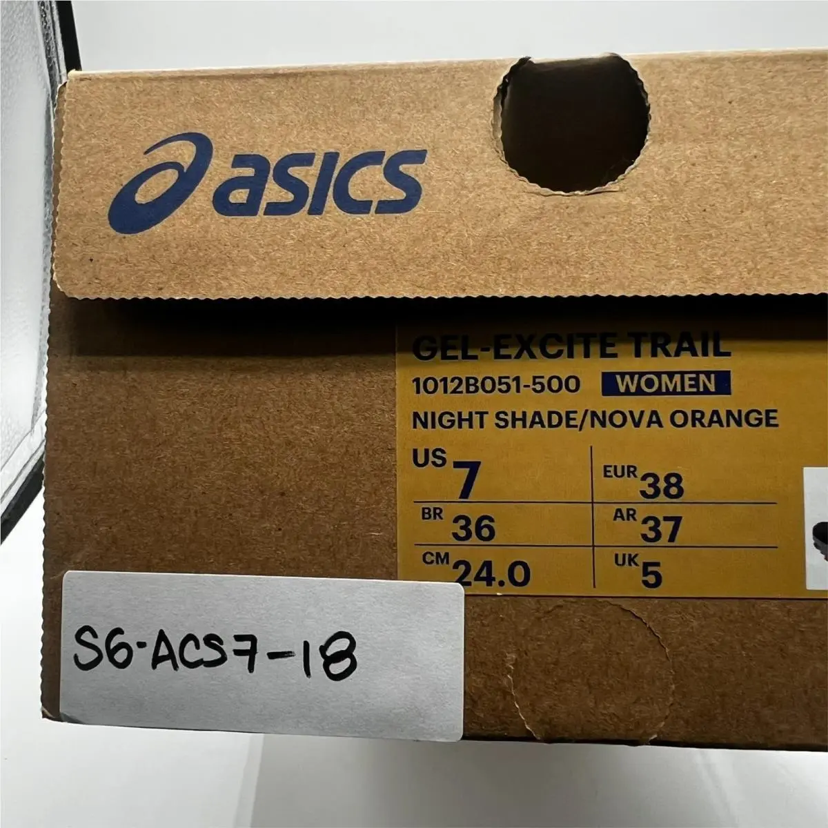 Asics shoes - ASICS GEL-Excite - 1012B051-500 - Deep Purple/Multi Color, Manufacturer: Night Shade/Nova Orange (UPC: 196074350124) 15