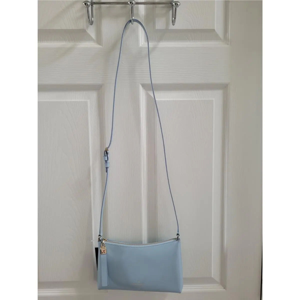 Sadie Small Crossbody Ocean Fog Saffiano Leather KE594 Bag by Kate Spade