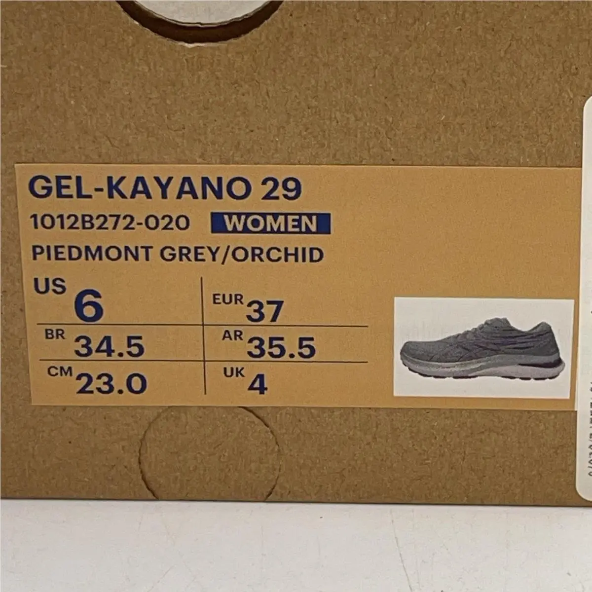 Asics shoes - ASICS GEL-Kayano 29 - 1012B272-020 - Gray 0