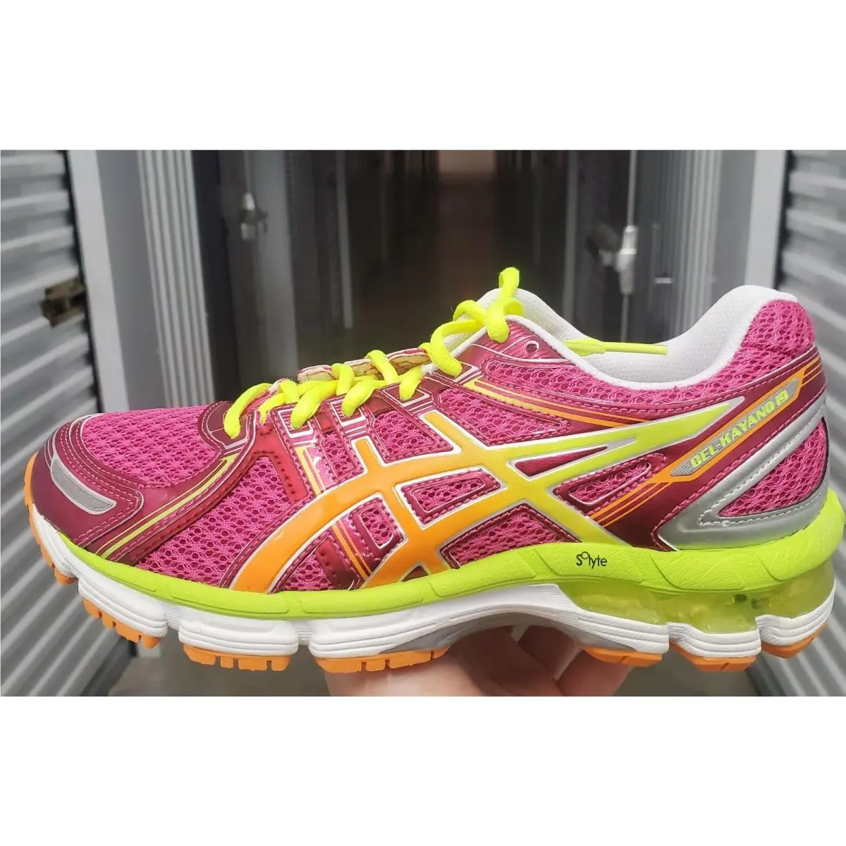 Asics Gel-kayano 19 GS Pink C305N2130 Size 6.5 Youth = Size 8 Women Shoes